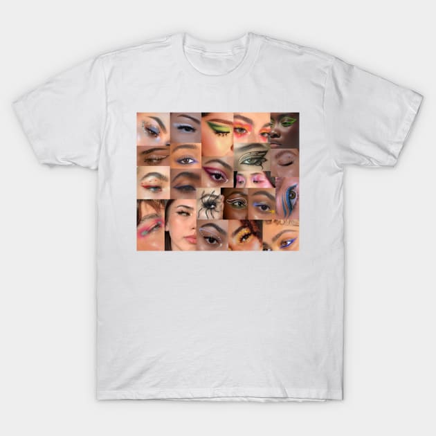 eye makeup aesthetic collage T-Shirt by morgananjos